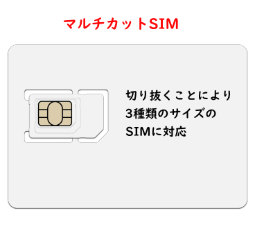 マルチカットSIM